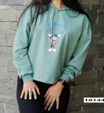 بلوز کلاهدار زنانه با طرح فانتزی میکی Mickey Leisure